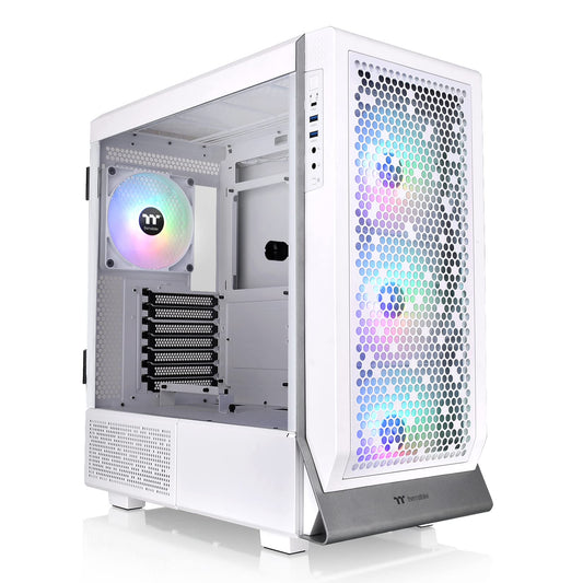 Thermaltake Ceres 500 Snow Edition Mid Tower E-ATX Computer Case with Tempered