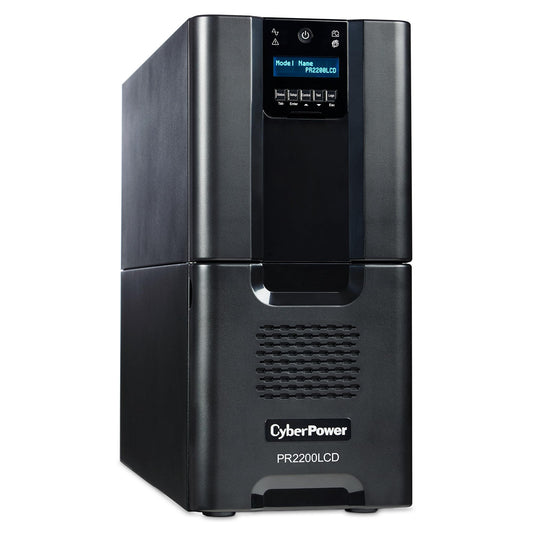 CyberPower Smart App Sinewave PR2200LCD 2200VA Pure Sine Wave Tower LCD UPS