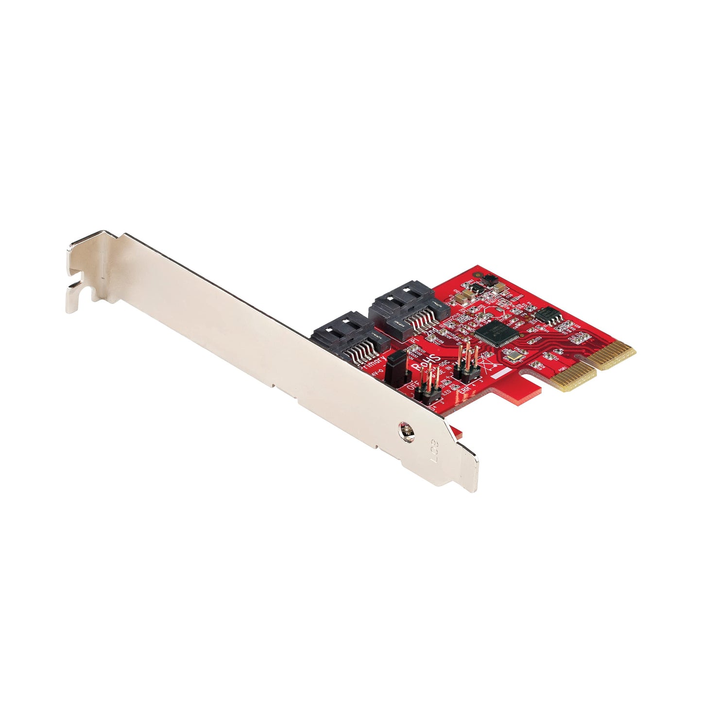 StarTech 2P6GR-PCIE-SATA-CARD SATA PCIe Card, 2 Port PCIe SATA Expansion Card,