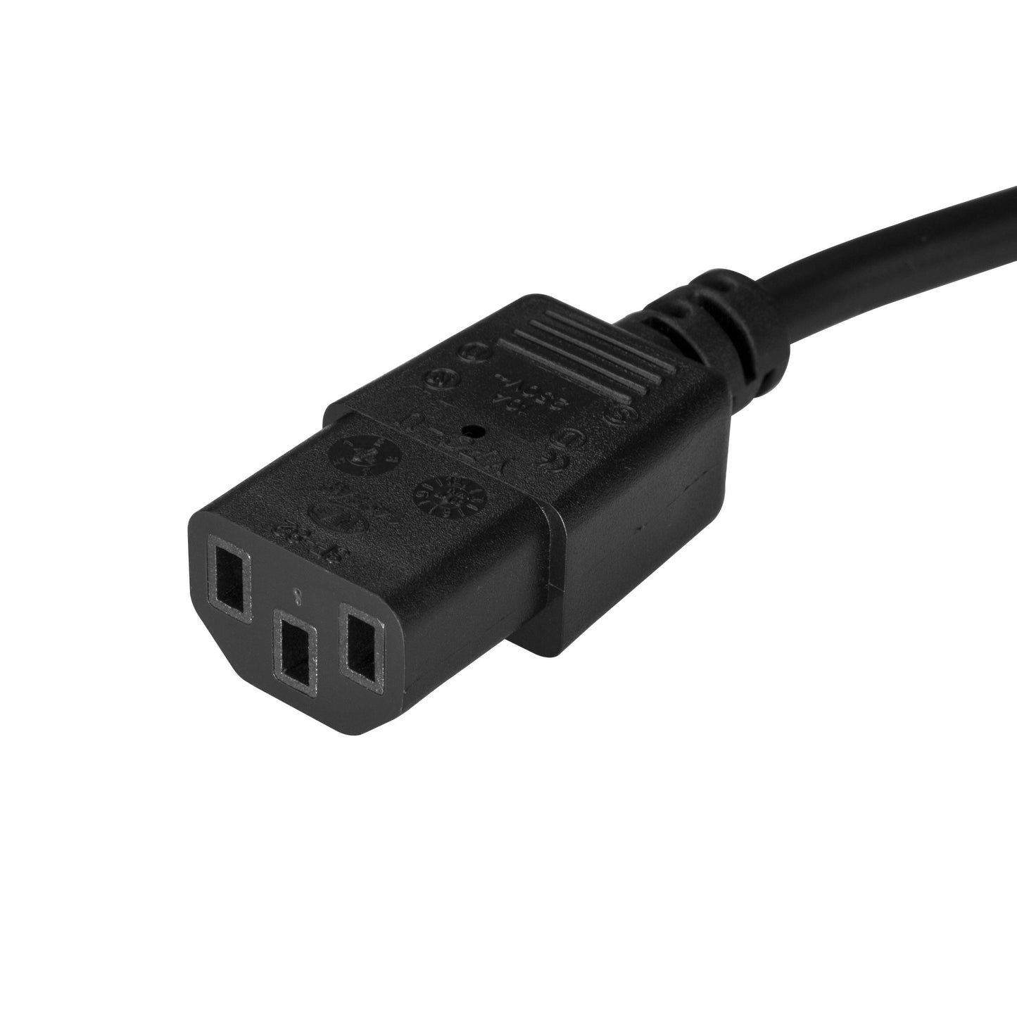 StarTech.com PXTF1016 6 ft Power Cord - Flat NEMA 5-15P to C13 - Computer Power