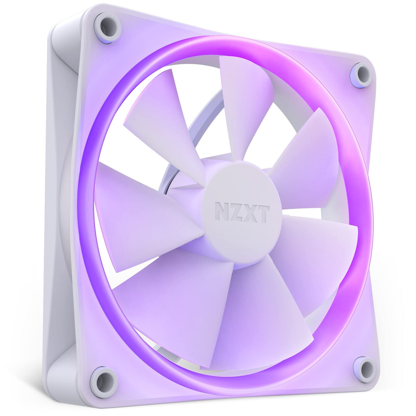 NZXT F120 RGB Fans - RF-R12TF-W1- Advanced RGB Lighting Customization - Whisper