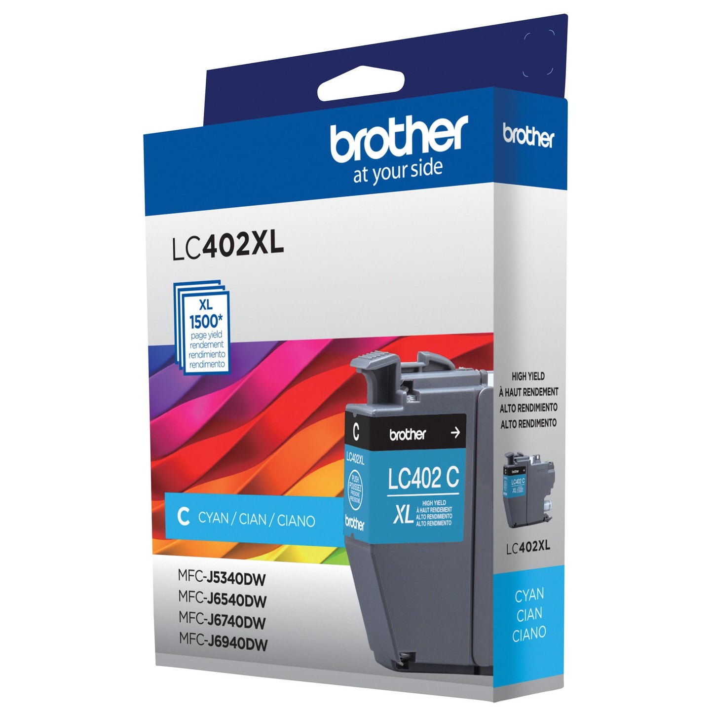 Brother LC402XLCS High-Yield Ink 1500 Page-Yield Cyan