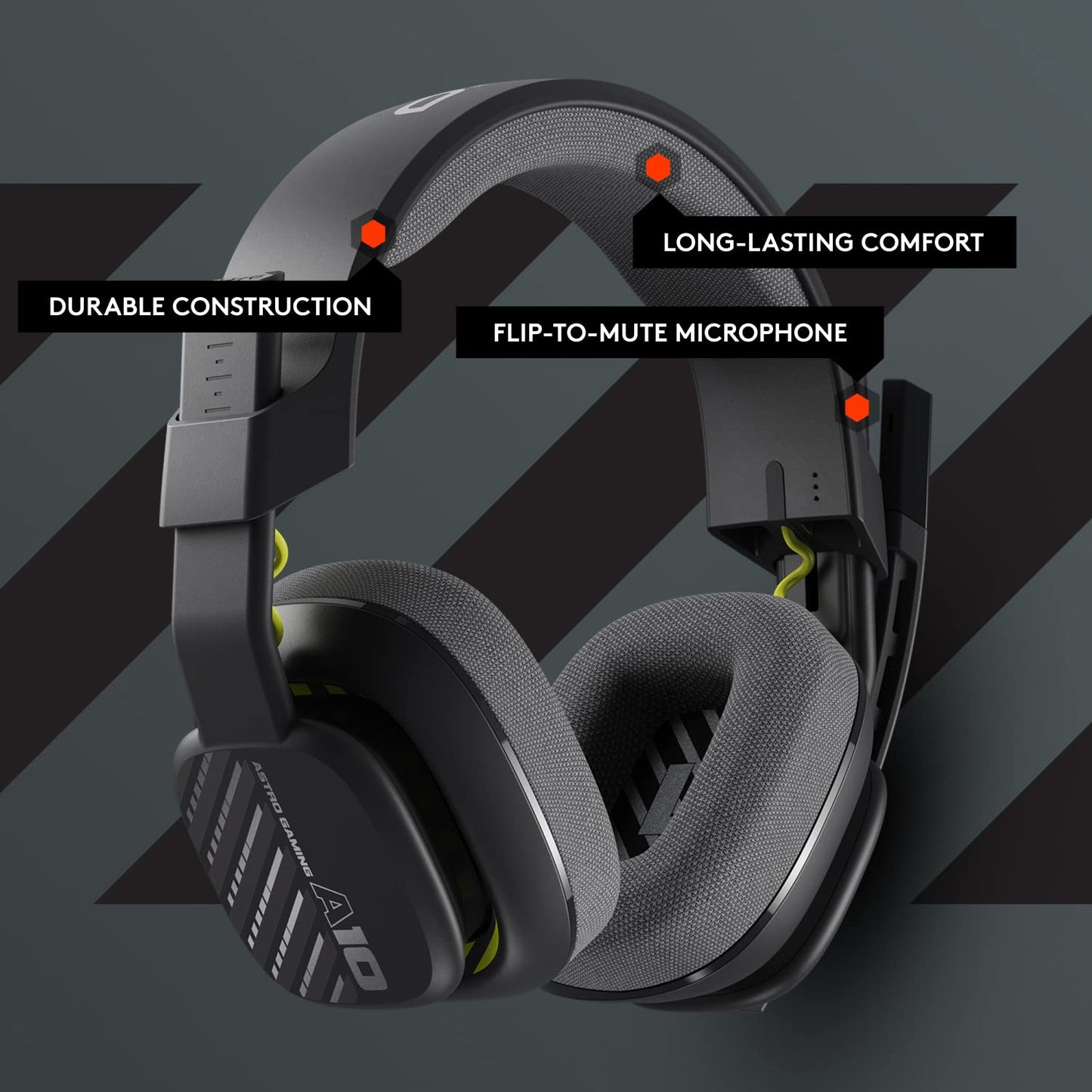 ASTRO Gaming A10 Gen 2 Wired Headset for PC, PS5, PS4 & Nintendo Switch - Black