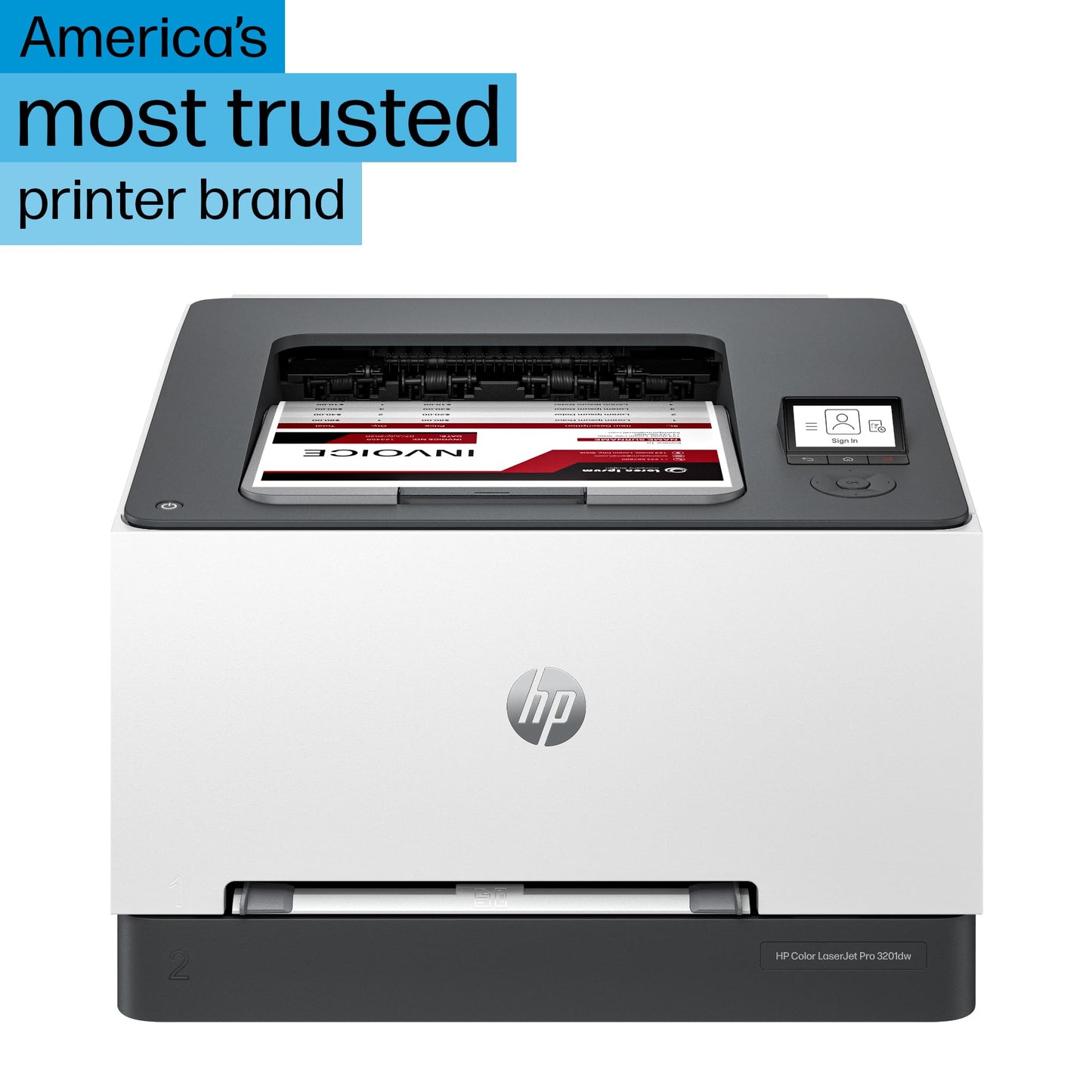 HP Color Laserjet Pro 3201dw Wireless Color Laser Printer, Duplex (499Q9F)