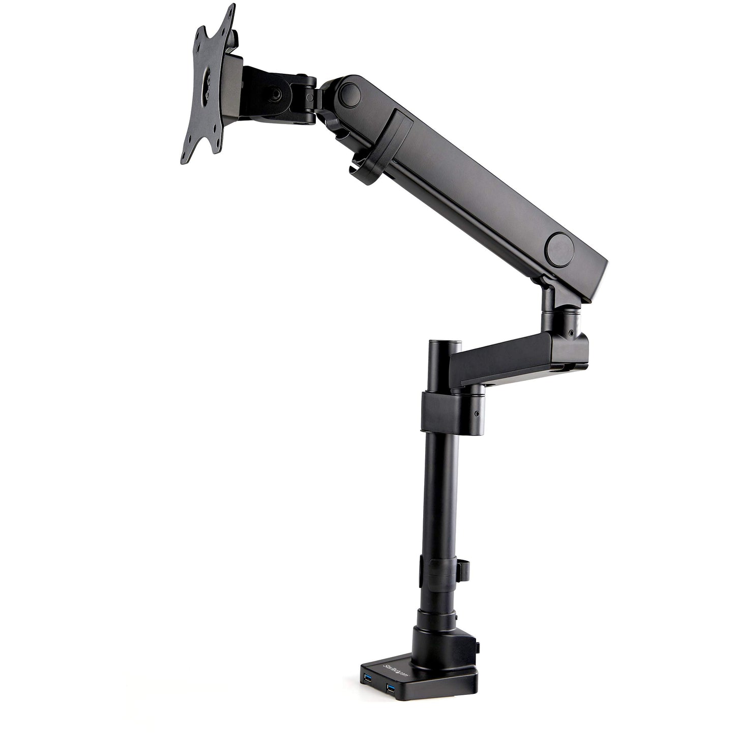 StarTech Desk Mount Single Monitor Arm for up to 34" Display Black ARMPIVOT2USB3