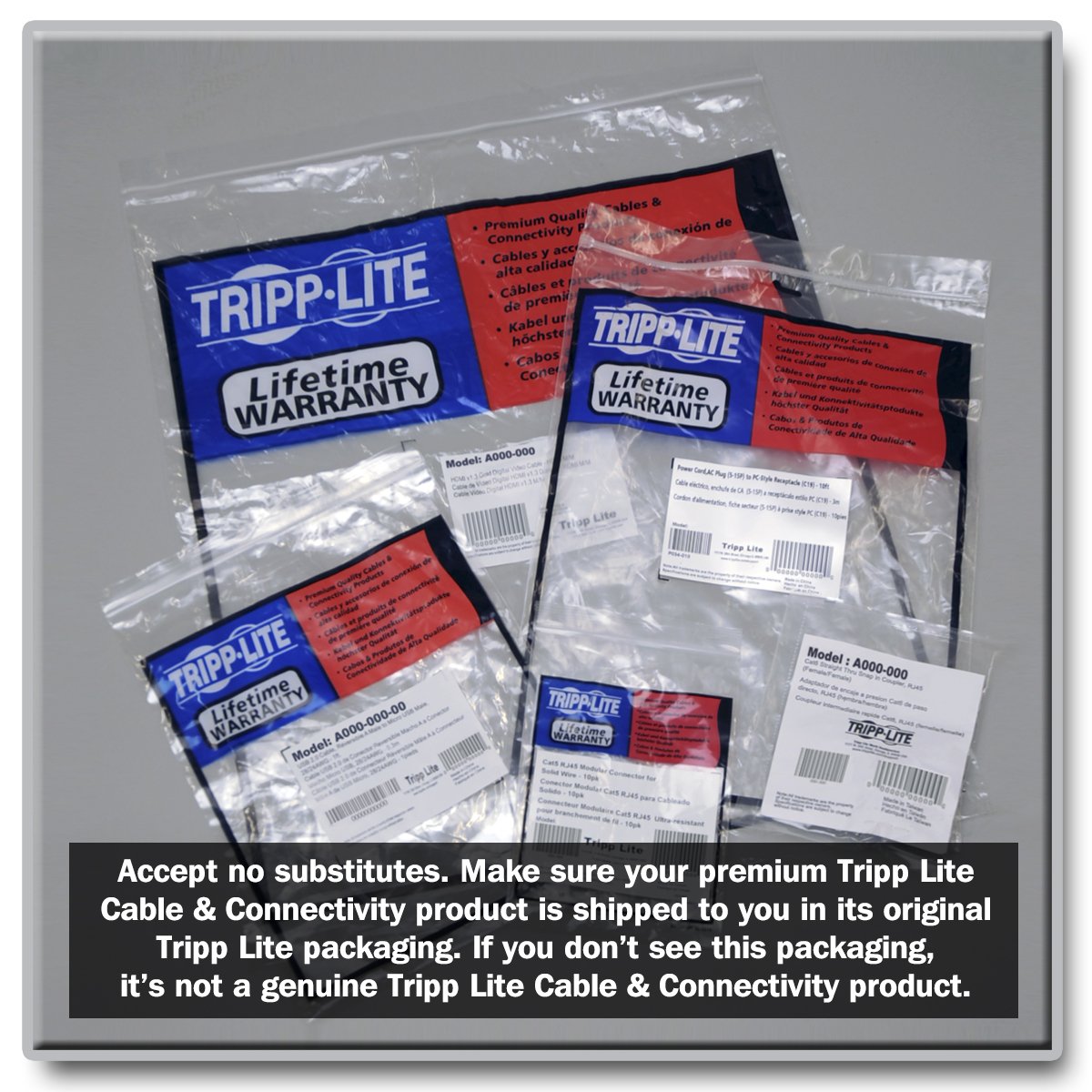 TRIPP LITE N235-001-WH Cat6 Straight-Through Modular In-Line Snap-In Coupler