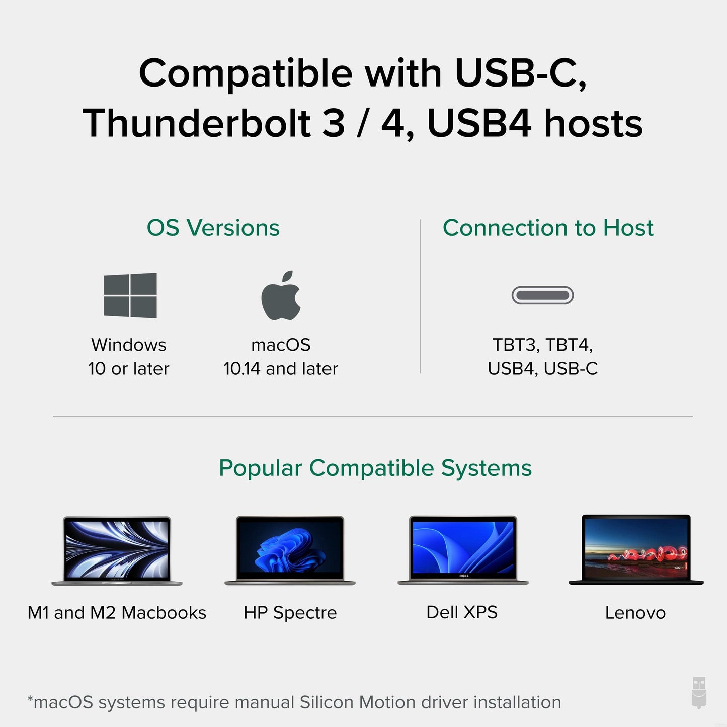 Plugable 13-in-1 USB-C Triple Monitor Docking Station with 100W Laptop Charging,