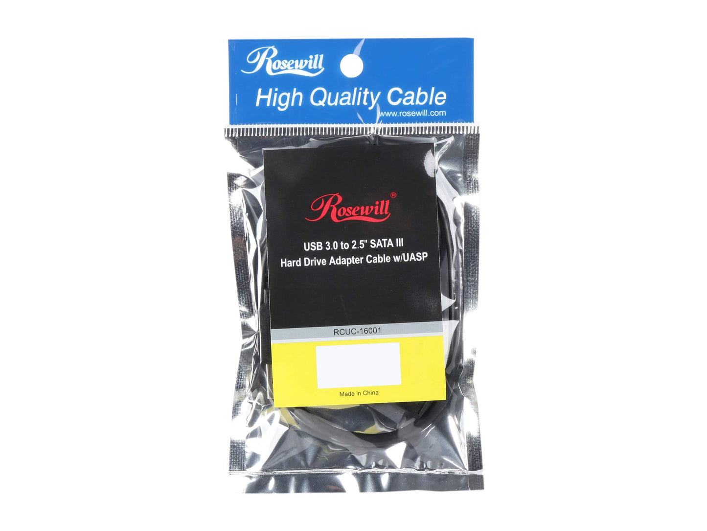 Rosewill RCUC-16001 USB 3.0 to SATA III Adapter for 2.5" SSD HDD Hard Drives.