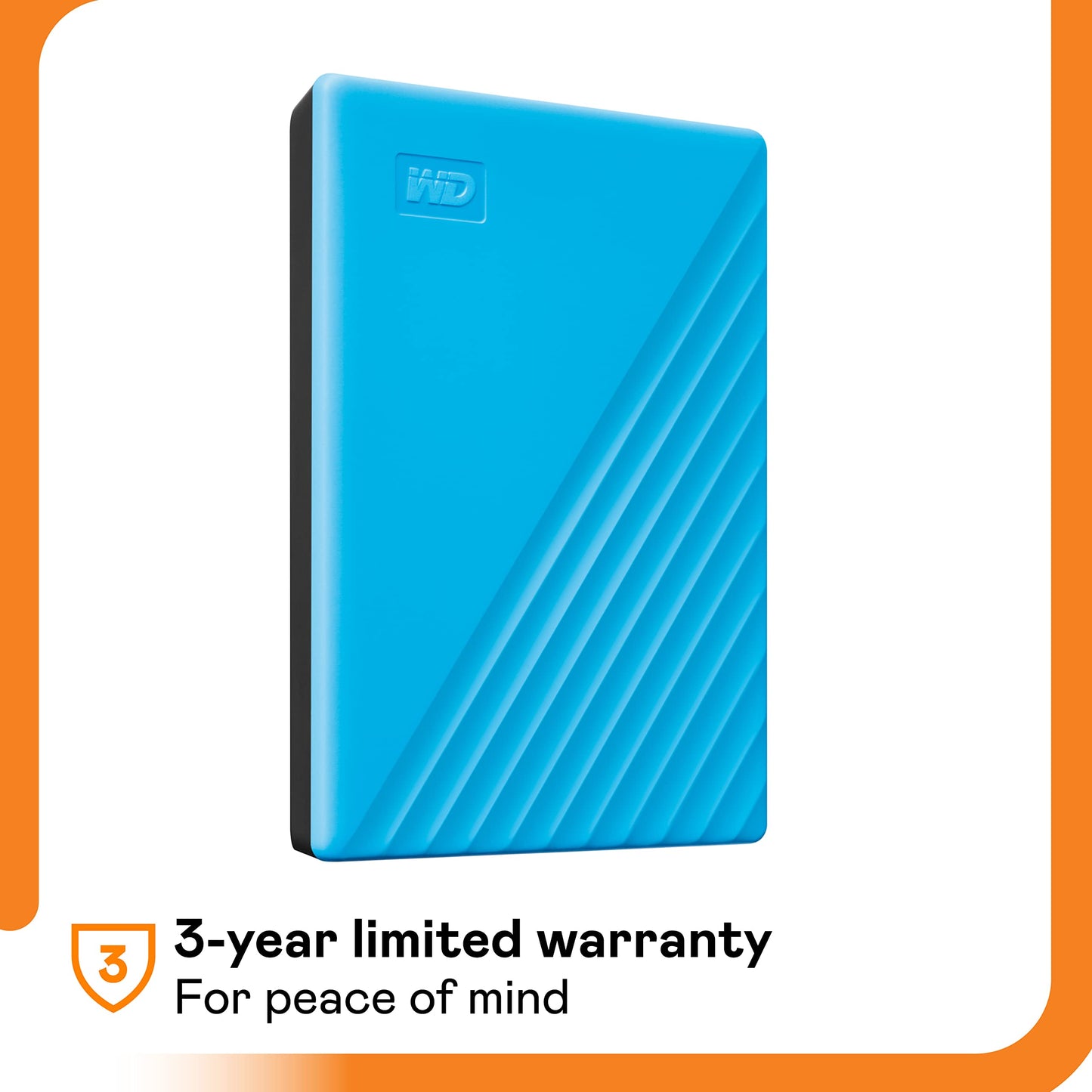 WD 6TB Portable Storage External Hard Drive ( WDBR9S0060BBL-WESN) Blue