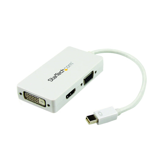 StarTech.com MDP2VGDVHDW Mini DisplayPort to VGA / DVI / HDMI Adapter -