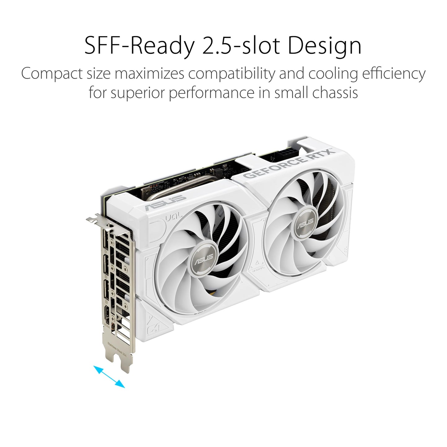 ASUS Dual GeForce RTX 4070 EVO White OC Edition (PCIe 4.0, 12GB GDDR6X, DLSS 3,