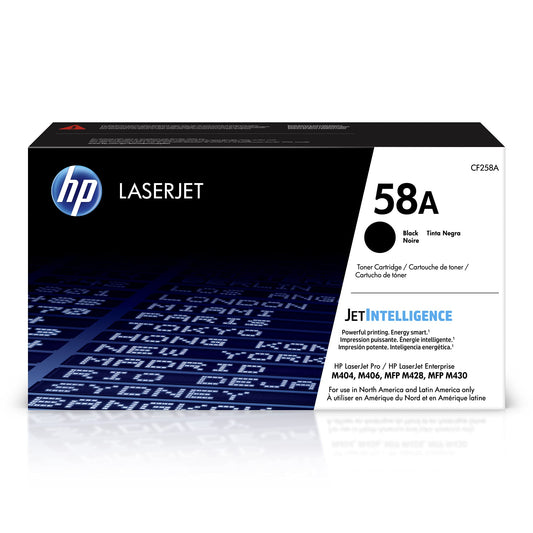 Black Toner Cartridge for HP CF258A LaserJet Pro M404dn, LaserJet Pro M404dw,