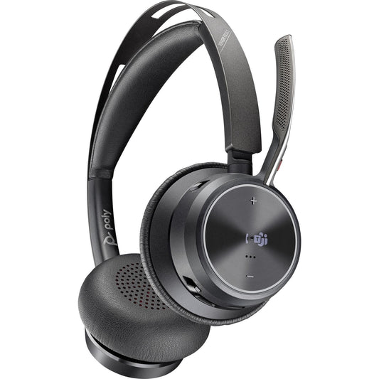 Poly Voyager Focus 2 Headset - Microsoft Teams Certification - Google Assistant,