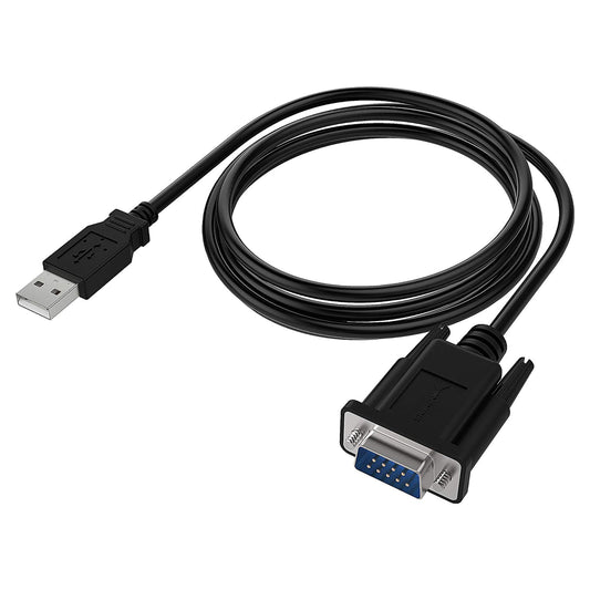 Sabrent USB 2.0 to Serial (9-Pin) DB-9 RS-232 Adapter Cable 6 ft. Cable with