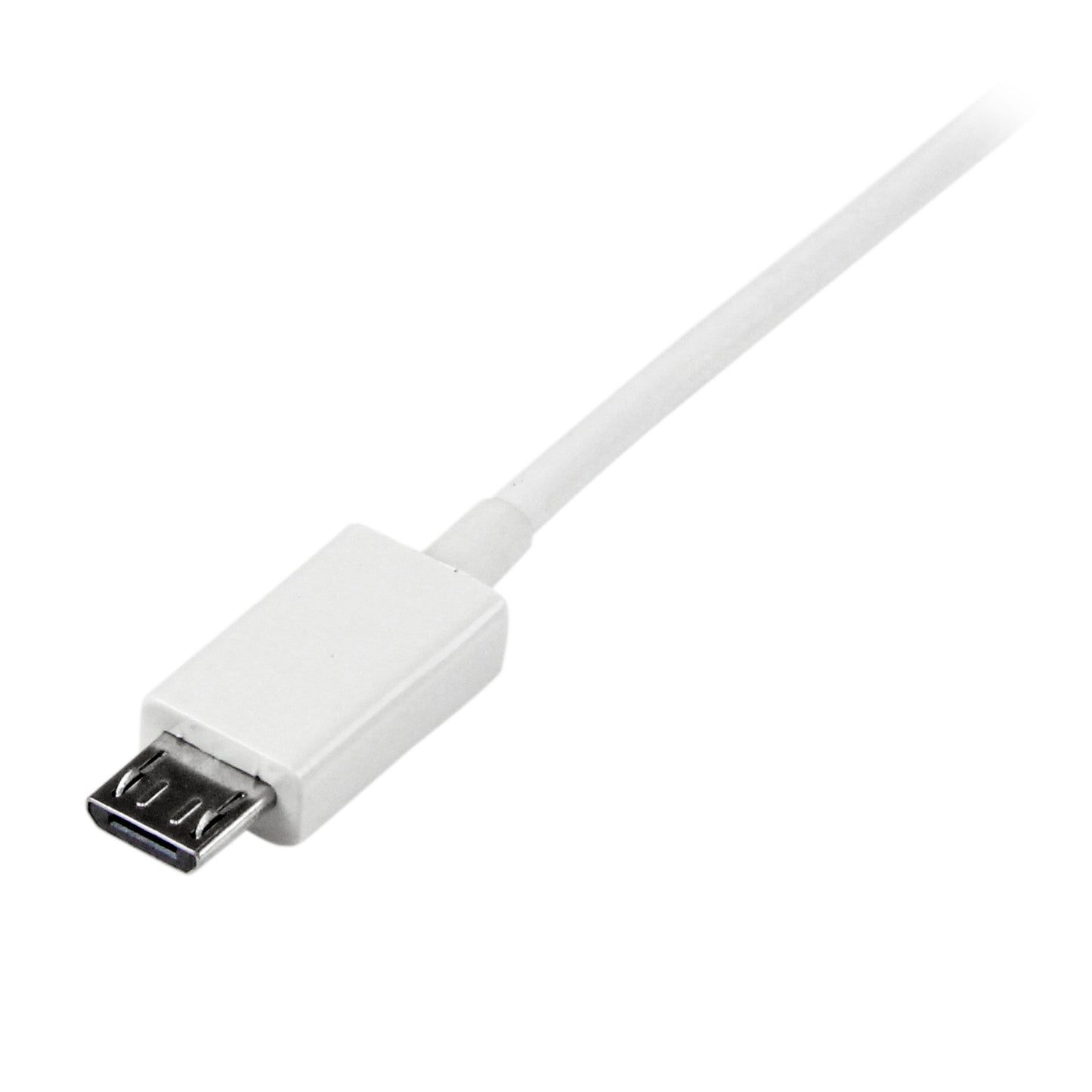 StarTech USBPAUB1MW 1m White Micro USB Cable - A to Micro B