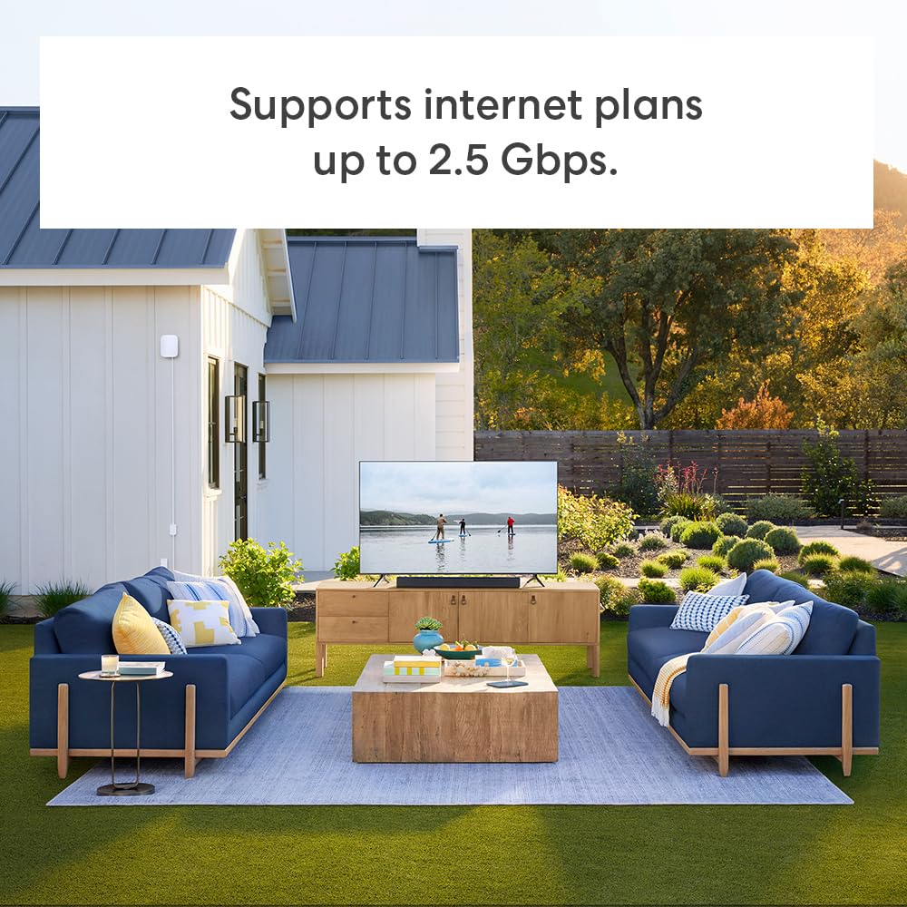 EERO SN11111 Outdoor 7 Mesh WiFi Router bundle With AC Adapter