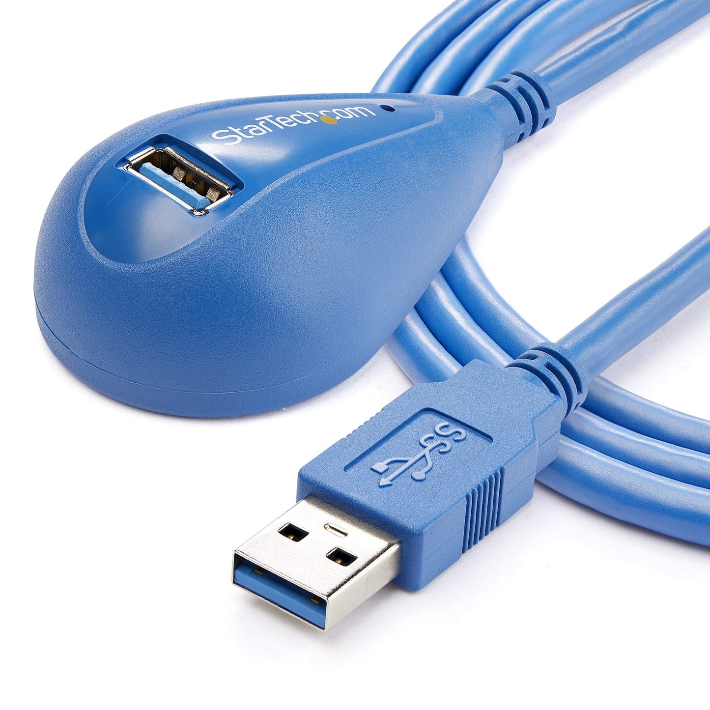 StarTech.com USB3SEXT5DSK Blue Desktop SuperSpeed USB 3.0 Extension Cable - A to