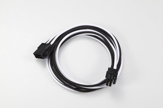 Phanteks PH-CB8P_BW 1.64 ft. (0.50m) 8 to 8 (4+4 )Pin M/B Extension cable 500mm