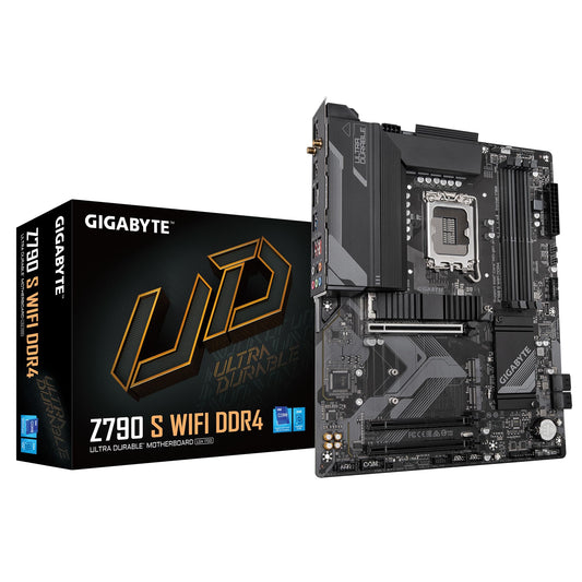 GIGABYTE Z790 S WIFI DDR4 LGA 1700 Intel Z790 ATX Motherboard with DDR4, Triple