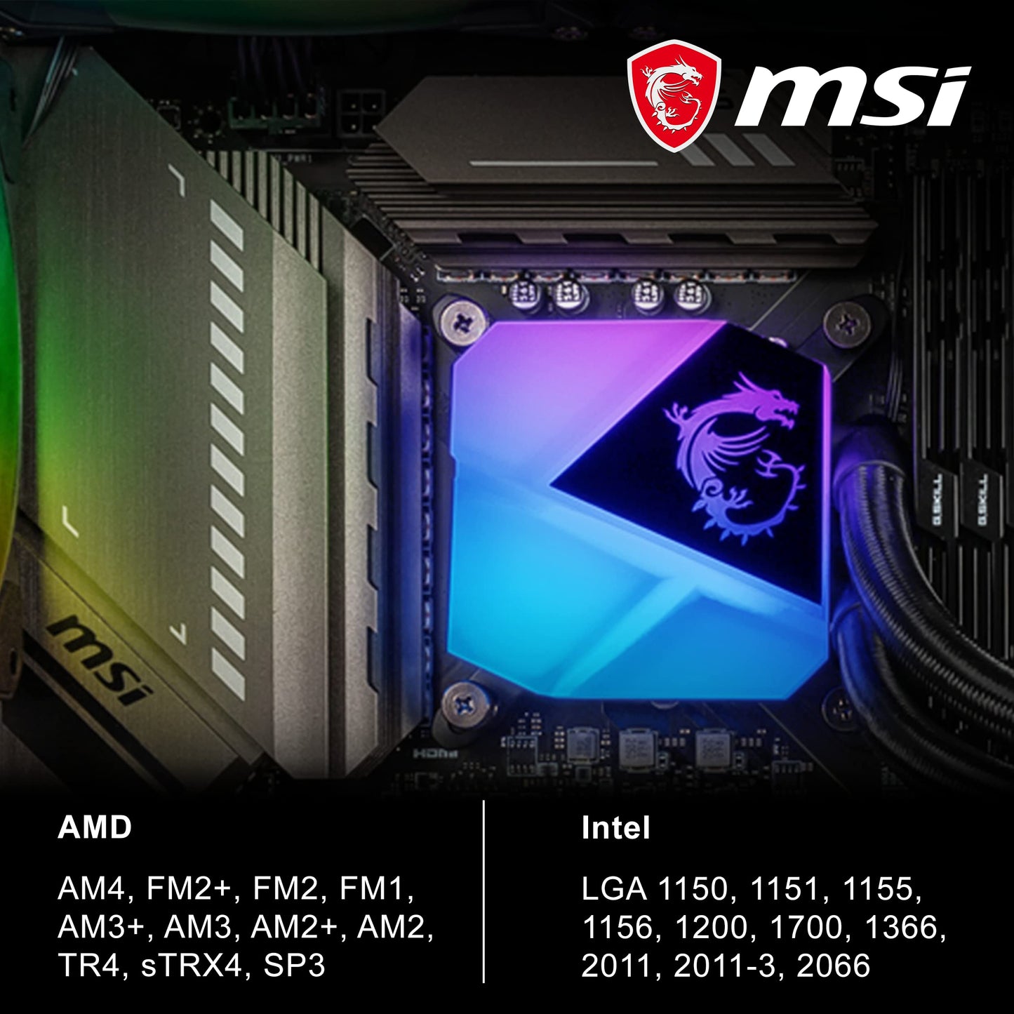 MSI MPG CORELIQUID D360 Water Cooling ALUMINUM  Intel LGA 1700 & AMD AM5 ARGB