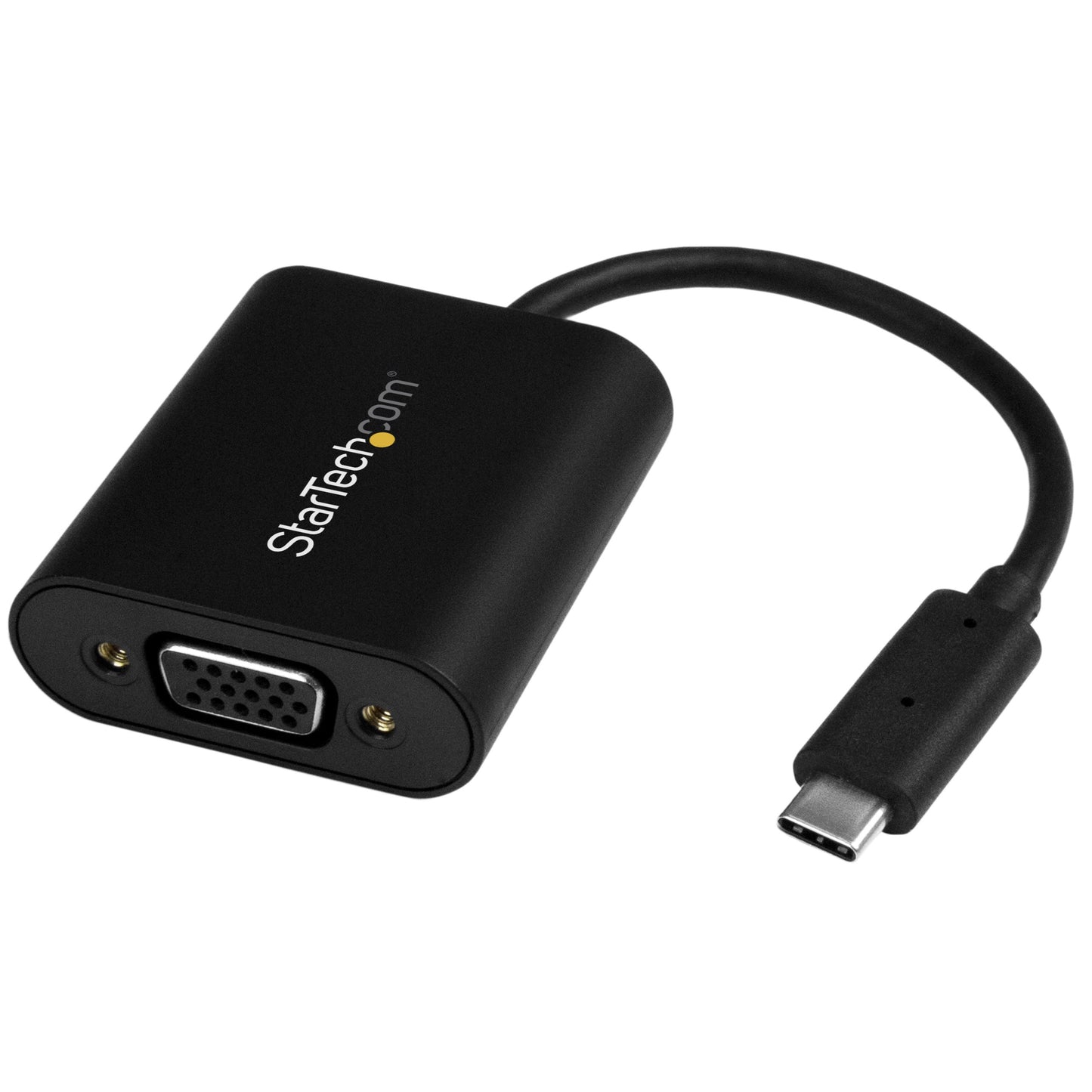 StarTech.com CDP2VGASA USB-C to VGA Adapter - with Presentation Mode Switch -