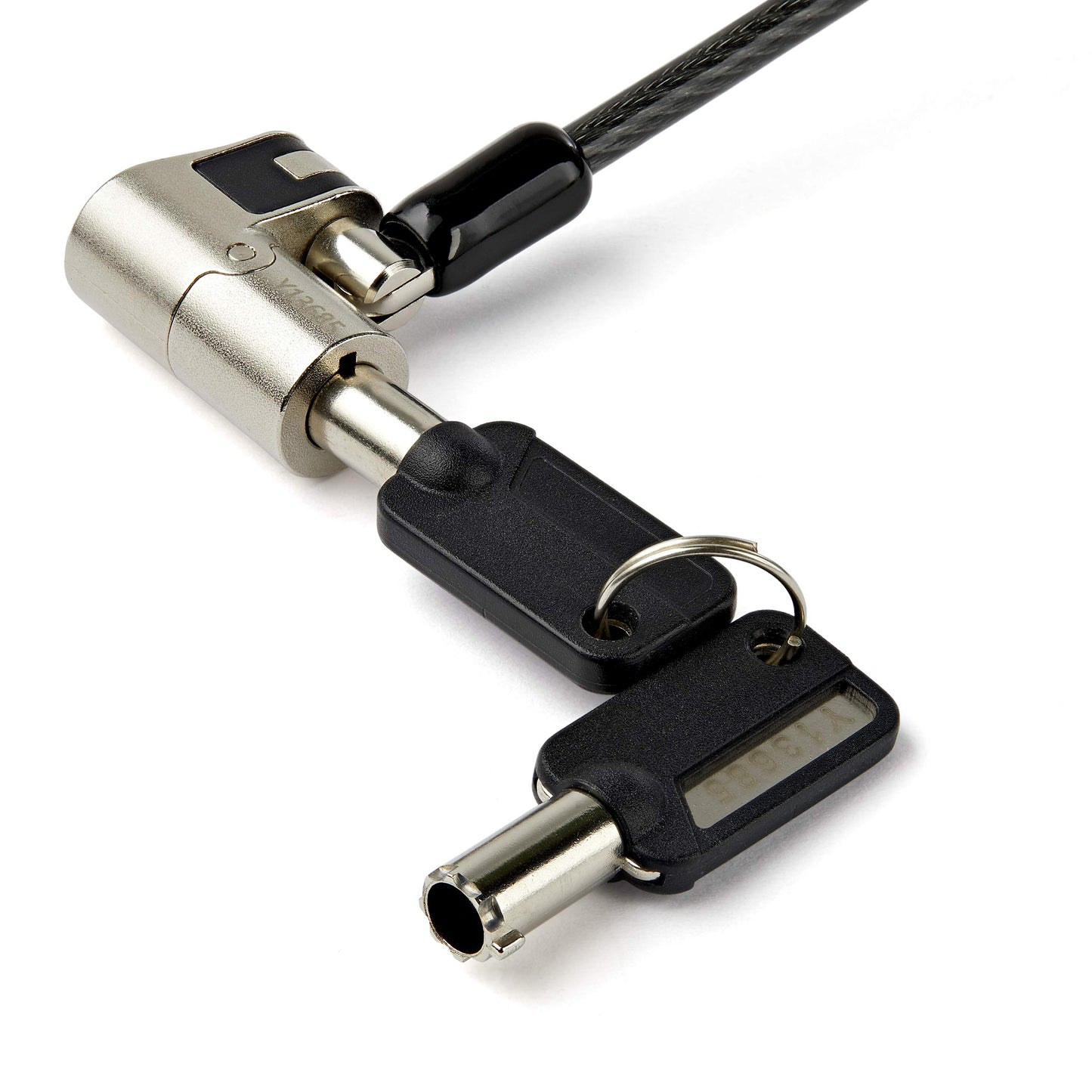 StarTech.com LTULOCKKEY 6' (2m) 3-in-1 Universal Laptop Cable Lock - Keyed