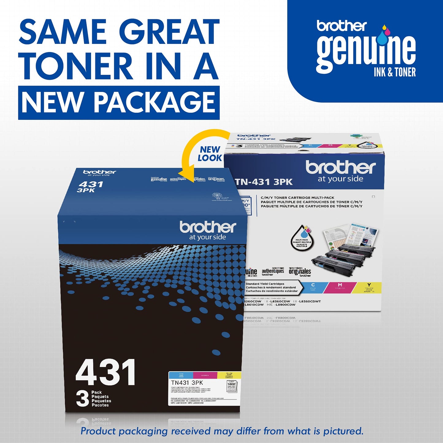 Brother International - TN4313PK - Brother TN-431 Toner Cartridge - Cyan,