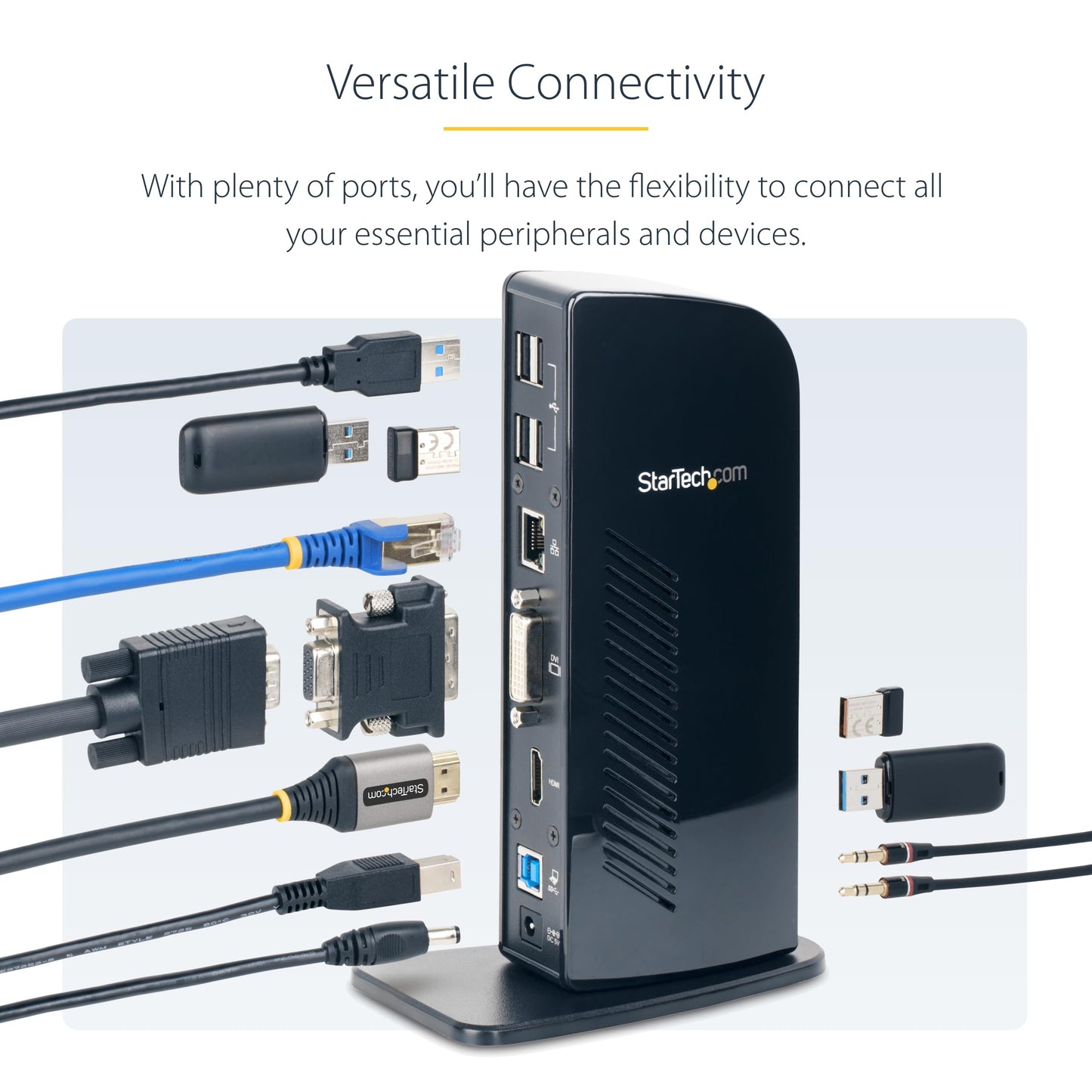 StarTech.com USB3SDOCKHD USB 3.0 Docking Station, Compatible with Windows /