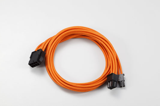 Phanteks PH-CB8V_OR 1.64 ft. (0.50m) 8 to 8 (6+2) Pin VGA Extension cable 500mm