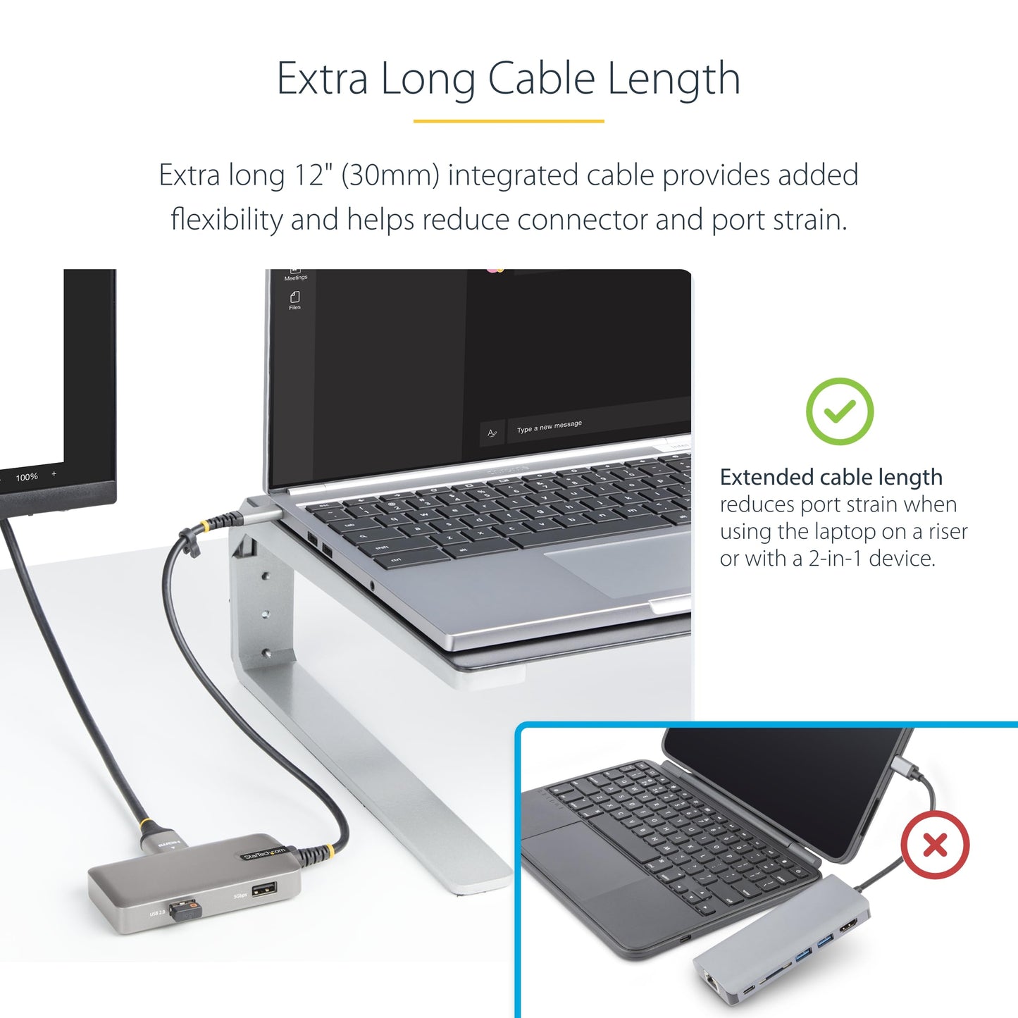 StarTech USB-C Multiport Adapter 100W PD Pass-Through 104BUSBCMULTIPORT