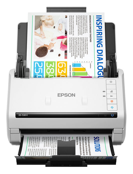 Epson DS-530 II Duplex 600 dpi 35ppm USB 3.0 Document Scanner