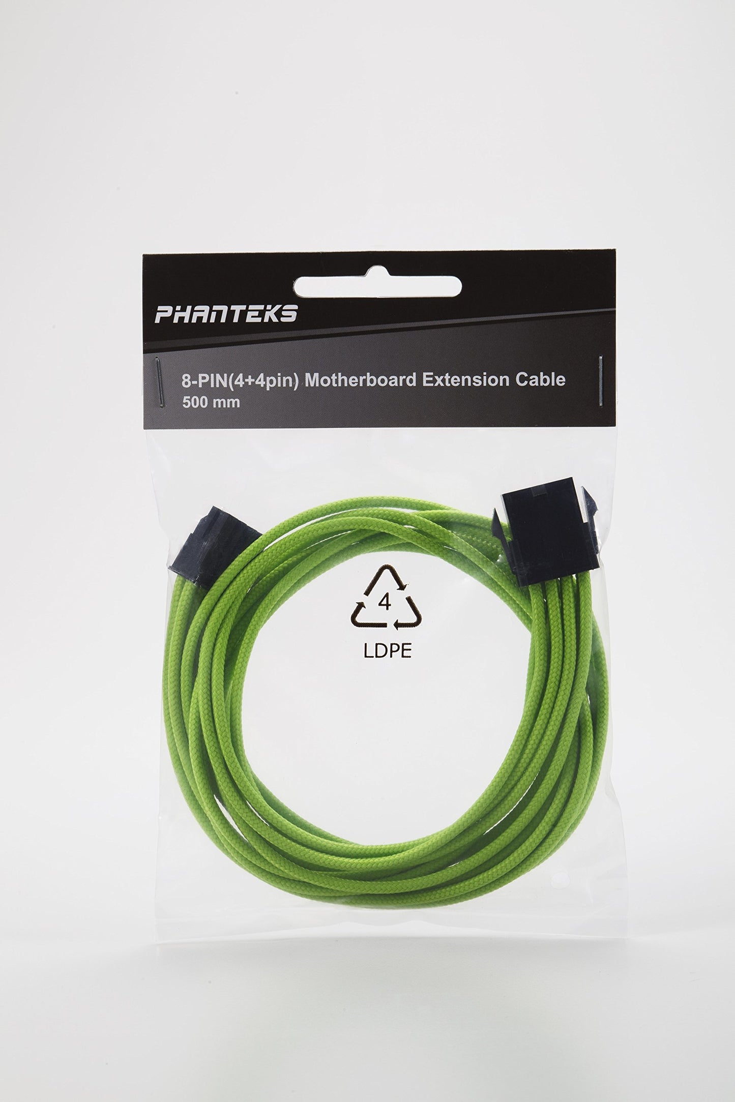 Phanteks PH-CB8P_GR 1.64 ft. (0.50m) 8 to 8 (4+4 )Pin M/B Extension Cable 500mm