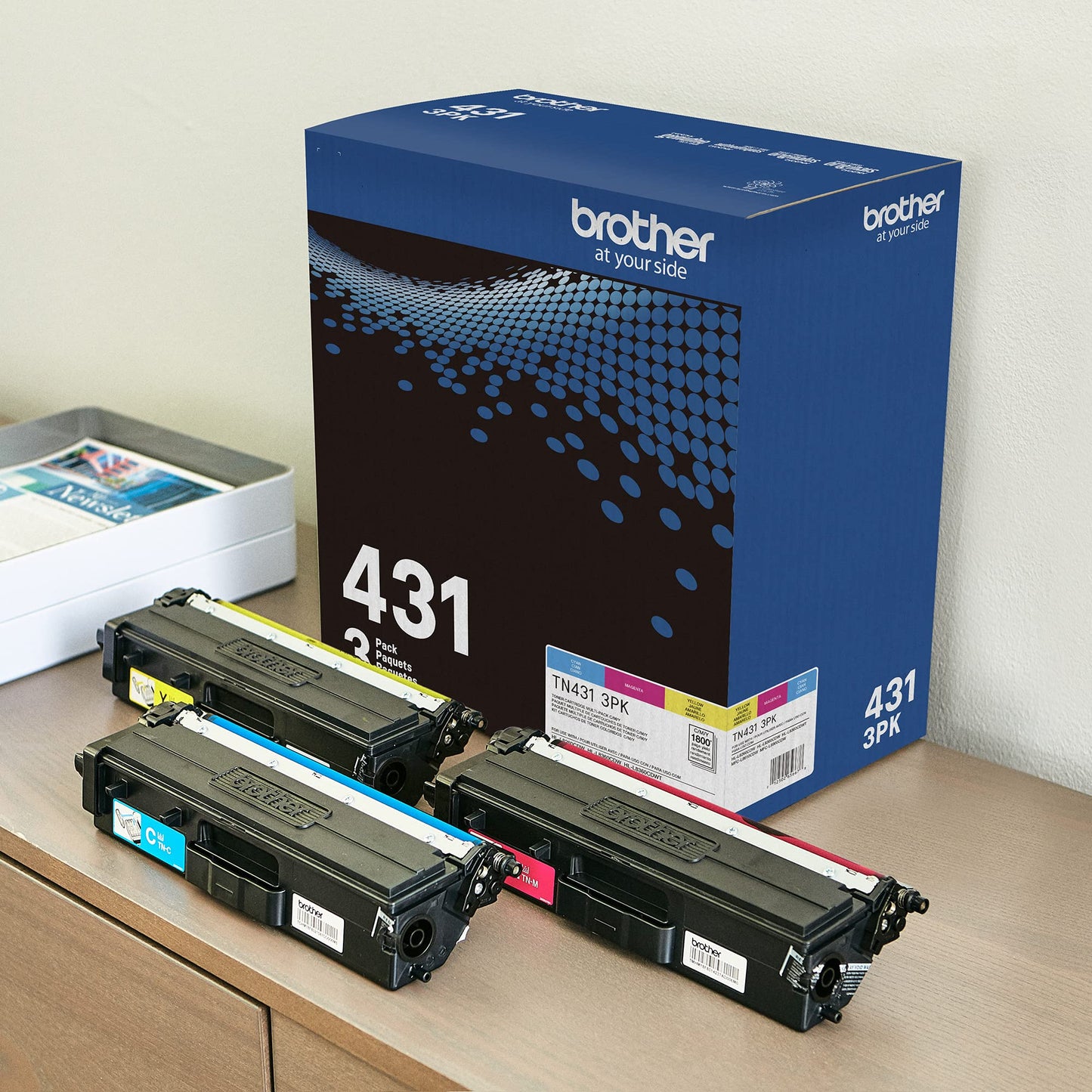 Brother International - TN4313PK - Brother TN-431 Toner Cartridge - Cyan,