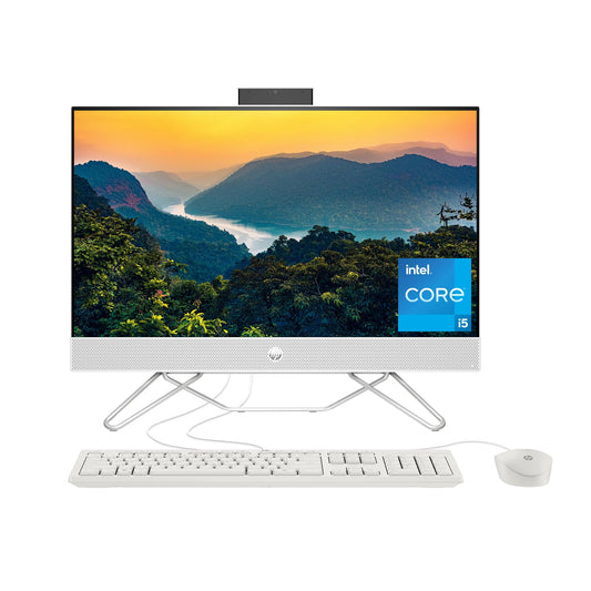 HP 24-cb1210 24" AIO Computer i5-1235U 8GB 256GB SSD W11H 9Y072AAABA