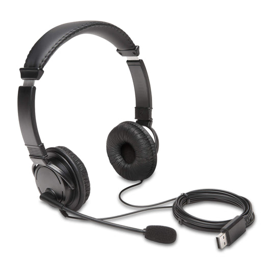 Kensington HE K97601WW USB Hi-Fi Headphones with Mic Retail