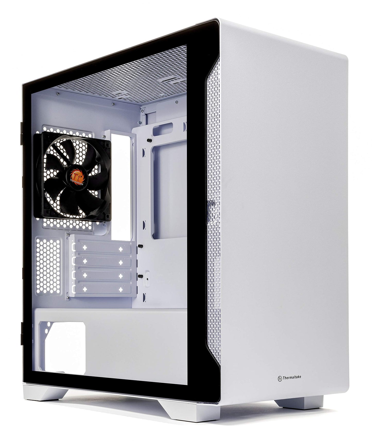 Thermaltake S100 Tempered Glass Snow Edition Micro-ATX Mini-Tower Computer Case