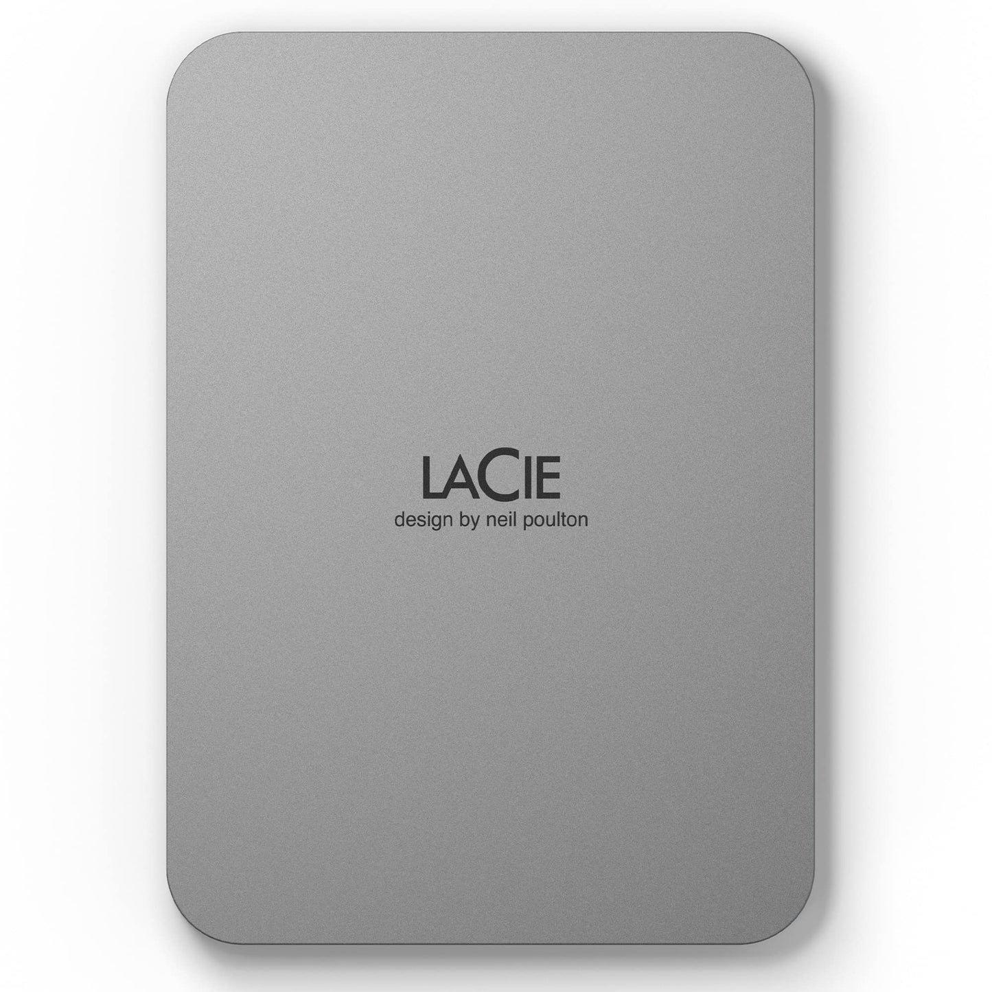 LaCie Mobile Drive STLP5000400 5TB USB-C Portable Hard Drive Moon Silver