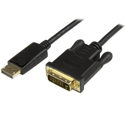 StarTech.com DP2DVI2MM3 3 ft. Black Connector A: 1 - DisplayPort (20 pin) Male