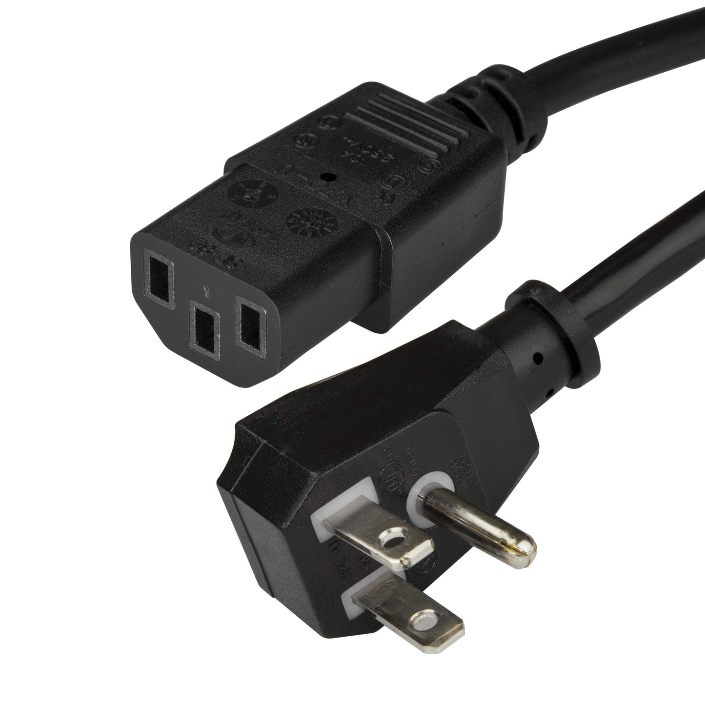 StarTech.com PXTF1016 6 ft Power Cord - Flat NEMA 5-15P to C13 - Computer Power