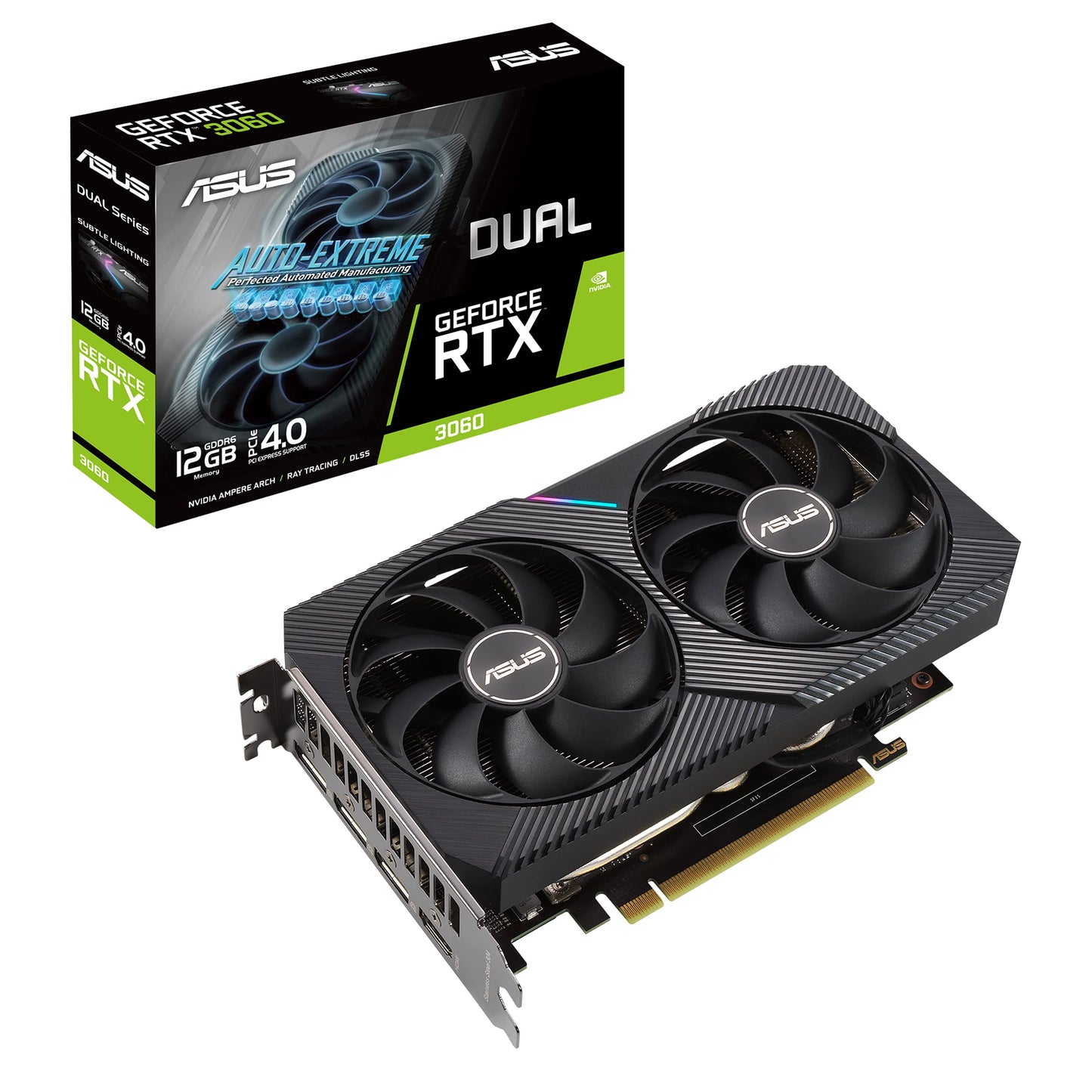 ASUS Dual GeForce RTX 3060 12GB GDDR6 PCI Express 4.0