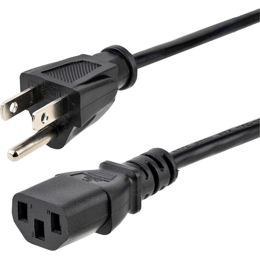 StarTech.com Model PXT10112 12 ft [3.7 m] Standard Computer Power Cord