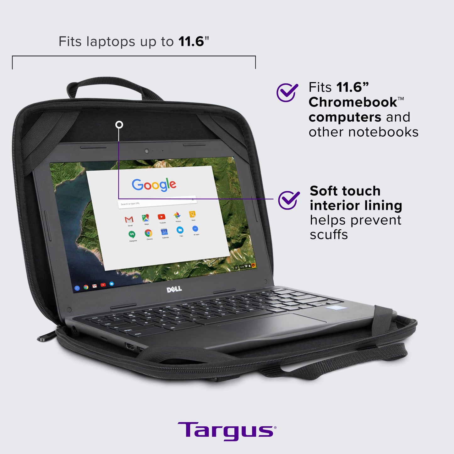 Targus Work-In Essentials Ted006gl Carrying Case For 11.6" Chromebook Netbook -