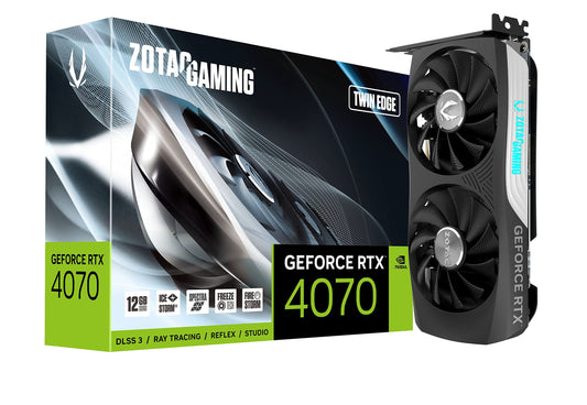 ZOTAC GAMING GeForce RTX 4070 Twin Edge DLSS 3 12GB GDDR6X 192-bit 21 Gbps PCIE