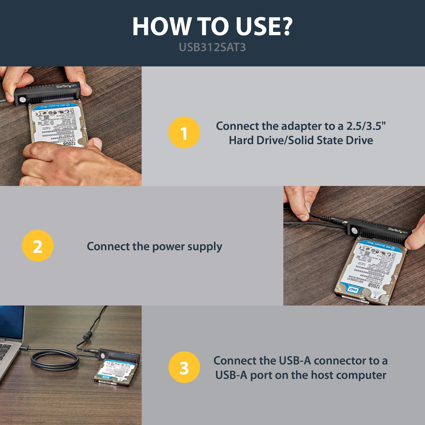 StarTech.com CDP2VGAW USB-C to VGA Adapter