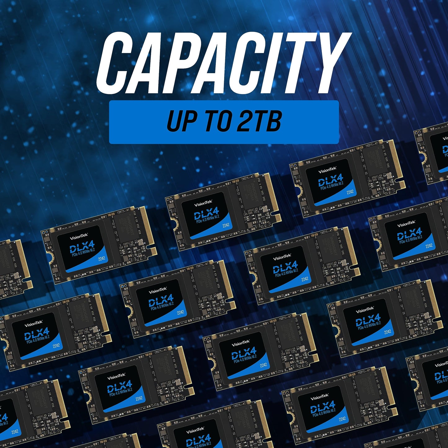 VisionTek DLX4 2 TB Solid State Drive - M.2 2242 Internal - PCI Express NVMe